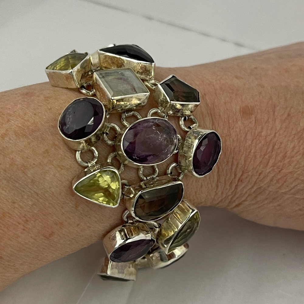 Over the top statement bracelet